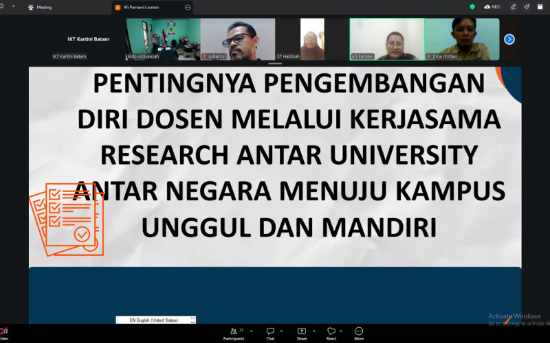 Strategi Pengembangan Diri Melalui Kemampuan Riset Program Doktor ALFA University Malaysia dalam Menyongsong Kampus Unggul dan Mandiri